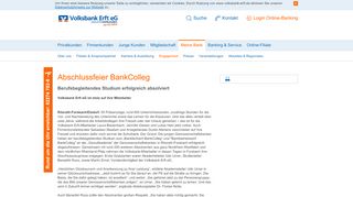 
                            11. Abschlussfeier BankColleg Volksbank Erft eG