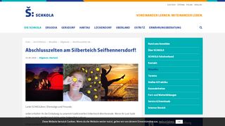 
                            5. Abschlusszelten am Silberteich Seifhennersdorf! | SCHKOLA