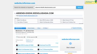 
                            9. absensi-disdik.idesolusiasia.com at WI. Maintenance - PT. Ide ...