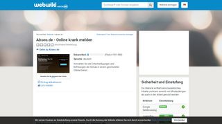 
                            11. Abseo.de - Erfahrungen und Bewertungen - Webwiki