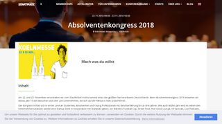 
                            8. Absolventenkongress 2018 - Startplatz