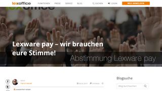 
                            7. Abstimmung User-Wünsche Lexware pay: Eure Meinung? - Lexoffice