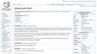 
                            7. Abtsgmünder Bank – Wikipedia
