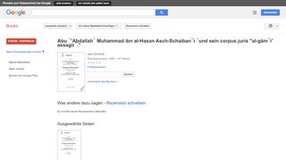 
                            7. Abu ̄ʻAbdallah̄ Muhammad ibn al-Hasan Asch-Schaiban̄i ̄und sein ...