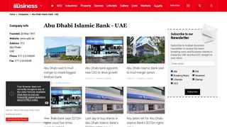 
                            11. Abu Dhabi Islamic Bank - UAE Company Information, Contact ...