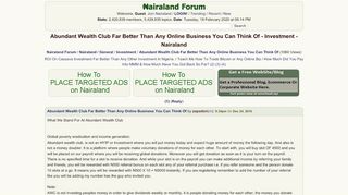 
                            5. Abundant Wealth Club Far Better Than Any Online Business You Can ...