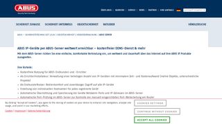 
                            2. ABUS IP-Geräte weltweit erreichbar: kostenfreier DDNS-Dienst