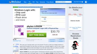 
                            4. abylon LOGON - Access Restriction Software - 20% off for ... - BitsDuJour