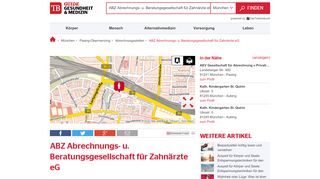 
                            12. ABZ Abrechnungs- u. Beratungsgesellschaft für Zahnärzte eG in ...