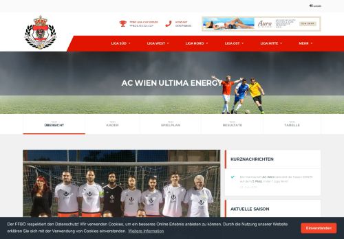 
                            5. AC Wien Ultima Energy | FFBÖ Kleinfeldliga Wien | Freizeit Fussball ...