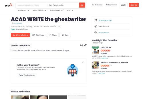 
                            6. ACAD WRITE the ghostwriter - Editorial Services - 1120 Broadway ...