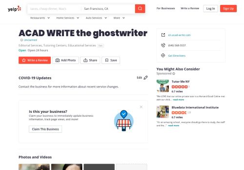 
                            9. ACAD WRITE the ghostwriter - Editorial Services - 1120 Broadway ...