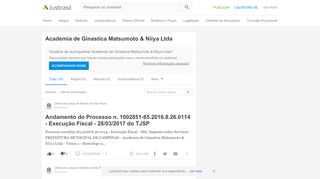 
                            13. Academia de Ginastica Matsumoto & Niiya Ltda - JusBrasil