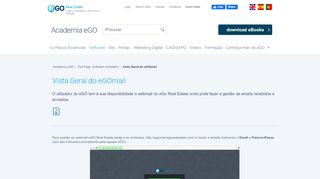 
                            2. Academia eGO| » Vista Geral do eGOmail