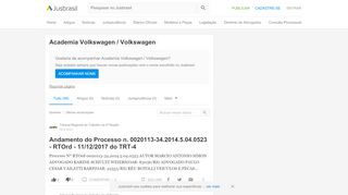 
                            11. Academia Volkswagen / Volkswagen - JusBrasil