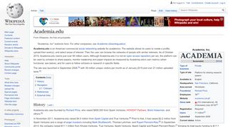 
                            5. Academia.edu — Wikipédia