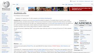 
                            8. Academia.edu - Wikipedia