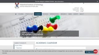 
                            6. Academic Calendar | Waterford Institute of Technology - WIT