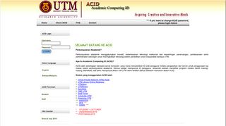 
                            3. Academic Computing ID UTM