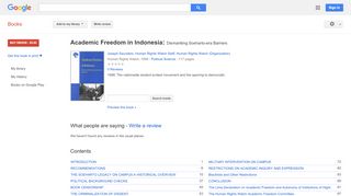 
                            10. Academic Freedom in Indonesia: Dismantling Soeharto-era Barriers