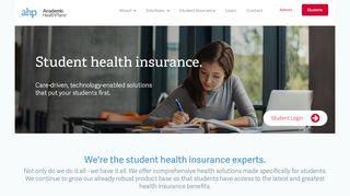 
                            7. Academic HealthPlans – Student Health Insurance