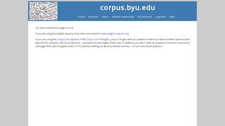 
                            13. Academic license - BYU corpora