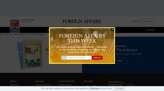 
                            6. Academic Resource Program - Full Access | Foreign Affairs