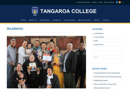 
                            3. Academic - Tangaroa College