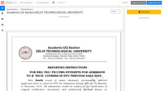 
                            10. Academic-UG Section DELHI TECHNOLOGICAL UNIVERSITY