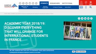 
                            10. Academic year 2018/19: Discover everything that ... - Campus France