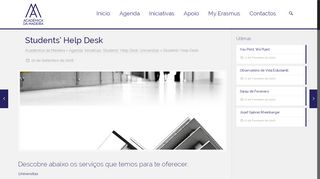 
                            3. Académica da Madeira • Students' Help Desk