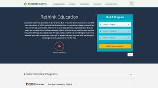 
                            1. AcademicEarth.org - Free Online Courses From Top Colleges