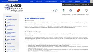 
                            10. Academics / Credit Recovery (APEX) - School District U-46