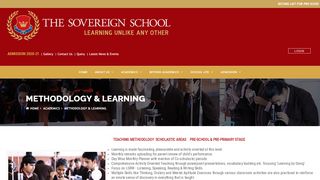 
                            3. Academics - THE SOVEREIGN SCHOOL