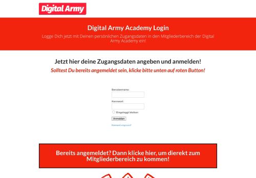 
                            1. Academy Login - digitalarmy.de