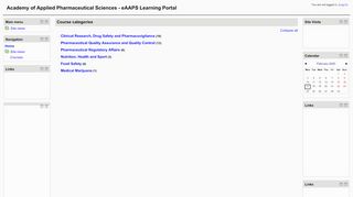 
                            9. Academy of Applied Pharmaceutical Sciences - eAAPS Learning Portal
