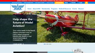 
                            3. Academy of Model Aeronautics: Homepage