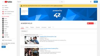 
                            7. ACADEMY+PLUS - YouTube