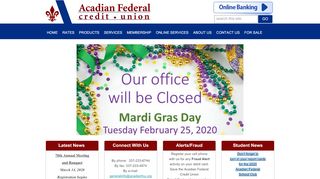 
                            10. Acadian FCU