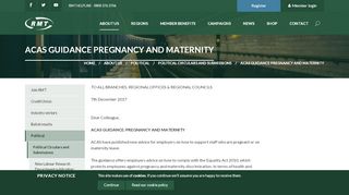 
                            10. ACAS Guidance Pregnancy and Maternity - rmt