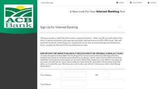 
                            5. ACB Bank - Online Banking