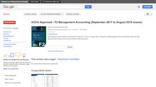 
                            11. ACCA Approved - F2 Management Accounting (September 2017 to August ...