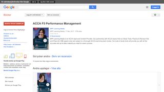 
                            6. ACCA F5 Performance Management