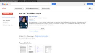
                            8. ACCA P3 Business Analysis