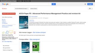 
                            9. ACCA Paper P5 - Advanced Performance Management Practice and ...