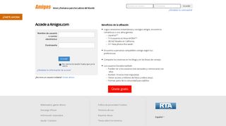 
                            6. Accede a Amigos.com