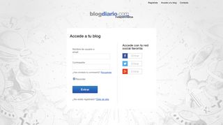 
                            9. Accede a tu blog - Blogdiario.com