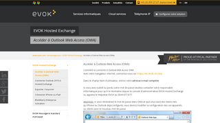 
                            13. Accéder à Outlook Web Access (OWA) - EVOK Solutions Informatiques