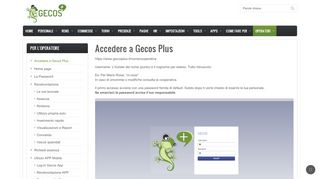 
                            4. Accedere a Gecos Plus | Manuale