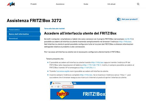 
                            3. Accedere all'interfaccia utente del FRITZ!Box | FRITZ!Box 3272 | AVM ...
